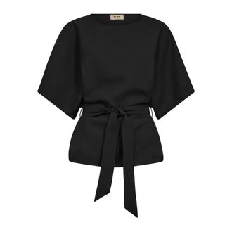 Mos Mosh MOS Mosh, Dames, Blouses & Shirts, Zwart, Maat: XL Poliester