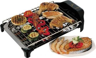 Jata Electrobarbacoa Bq101 2400w Bandeja Inox Parrilla 2 Alturas