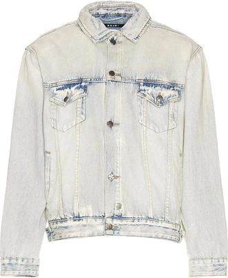 Ksubi Giacca denim Oh G Phase Out Stencil - Blu