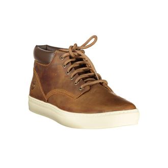 Timberland Mixed Material Lace-Up Sneaker - Brown