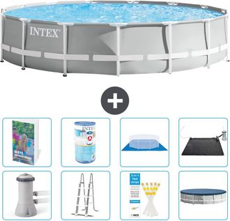 Intex Piscina Prism Frame Redonda - 457x107 Cm - 9-piezas S619