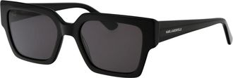 Karl Lagerfeld Zonnebrillen - unisex - Zonnebrillen - Zwart - 52 MM - Accessoires