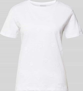 Jake*s Casual T-Shirt mit Rundhalsausschnitt in Weiss, Gr&ouml;&szlig;e XXL