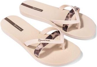 Ipanema Kirei Chic Flip Flop in Beige/brown at Nordstrom, Size 7