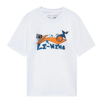 Li-Ning Basketball Graphic T-shirt White AHSS591-5