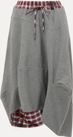 Vivienne Westwood Aerodrome Skirt Loop Back Felpa Grey S Women