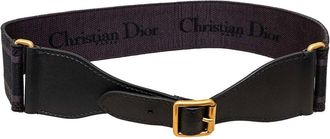 Dior Wide Canvas Belt (Authentic Pre-Loved)