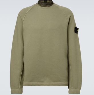 Stone Island Compass cotton fleece sweatshirt