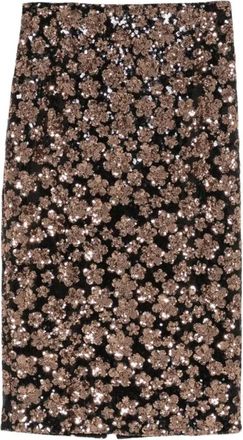 Max Mara Geborduurde tule rok - Dames - Rokken - Veelkleurig - Maat: XS Poliester
