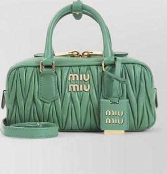 Miu Miu matelass&eacute; lamb leather mini bag