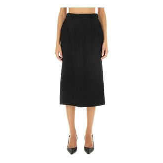 Dolce & Gabbana Midi Skirts, female, Black, Size: L Gonna