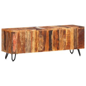vidaXL Mueble De Tv Madera Maciza Reciclada 110x30x40 Cm Vidaxl