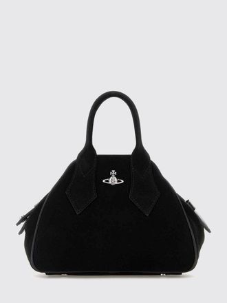 Vivienne Westwood Mini borsa a mano Yasmine in pelle scamosciata con logo Orb