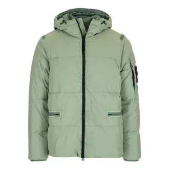 Stone Island Crinkle Reps Down Jacket Sage 771540223-V0055