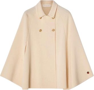 Busnel Calypso Cape - Dames - Ponchos - Beige - M - Wol - Jassen