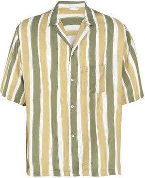 8 by YOOX PRINTED VISCOSE S/SLEEVE SHIRT