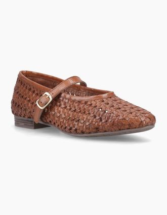 Hush Puppies Womens Delaney Woven Womens Mary Jane Shoes - Brown - Size: 8