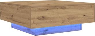 vidaXL Coffee Table Artisan oak 80 x 80 x 31 cm Engineered wood Vidaxl