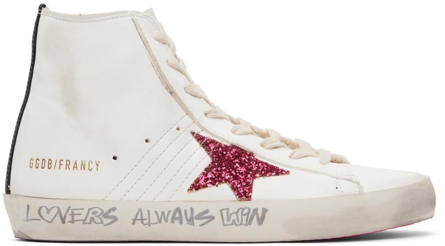 Golden goose sneakers sale high top clearance