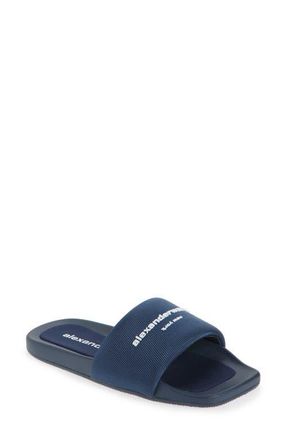 Alexander Wang Pool Slide in Uniform Blue at Nordstrom, Size 8Us