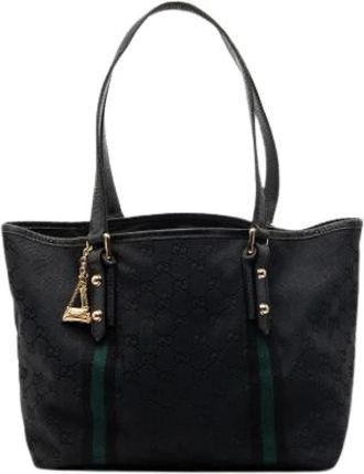 Gucci Pre-owned Jolico Tote Bag - Dames - Vintage Shopper - Zwart - ONE Size - Leer - Vintage