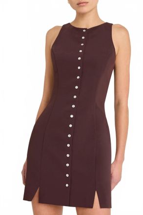 Amanda Uprichard Oliviera Dress In Cocoa