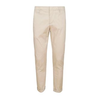 Dondup Slim-fit Trousers, male, Beige, W30, Casual Slim Fit Trousers