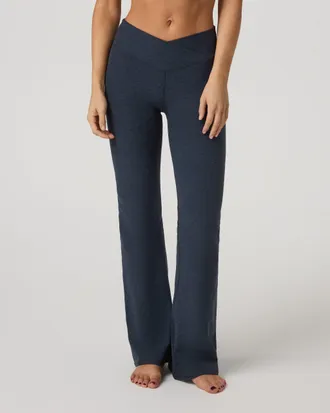 Vuori Clothing Elevation Rhythm Flare | Midnight Heather | XS, Size Extra Small