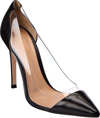 Gianvito Rossi 100 Vinyl & Leather Pump