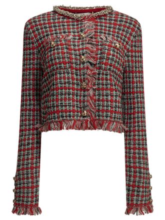Self Portrait Blazer in misto cotone Self Portrait