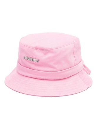 Jacquemus Le Bob Gadjo bucket hat - unisex - Cotton - 58 - Pink