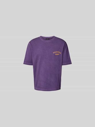 Dsquared2 Loose Fit T-Shirt aus reiner Baumwolle in Lila, Gr&ouml;&szlig;e XL