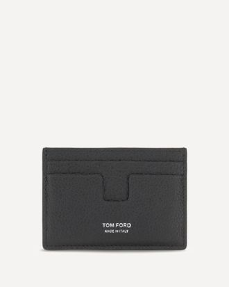 Tom Ford Leather Card Holder Male UNI