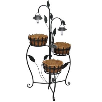 vidaXL Cesta Para Plantas Con Luces Led Vidaxl