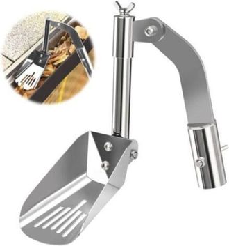 OEM Pala Para Limpieza De Canalones Lntyq - Herramienta De Limpieza De Canalones De 12 Cm Con Adaptador Angular, Pala Angular De Acero Inoxidable Para Cas