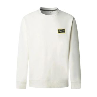 Pepe Jeans London Sweatshirts, male, White, Size: XL Soren Crew Sweatshirt