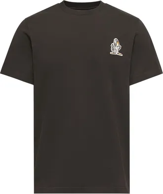 Moncler Moncler Logo Cotton T-shirt, Men, Black, Size: 3xl