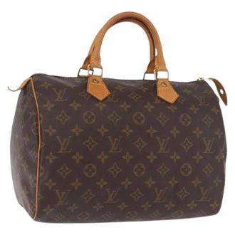 Louis Vuitton Pre-owned Monogram Canvas Hand Bag - Dames - Pre-owned - Bruin - Maat: ONE Size Leer