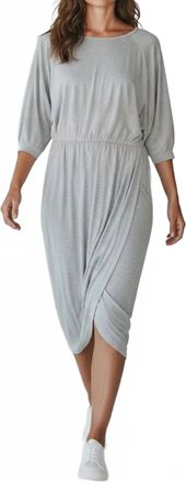 Elan Heather Dress In Grey