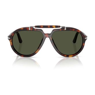 Persol Senna Series Sunglasses - unisex - Persol - Sunglasses - Brown - 57 MM - Accessories