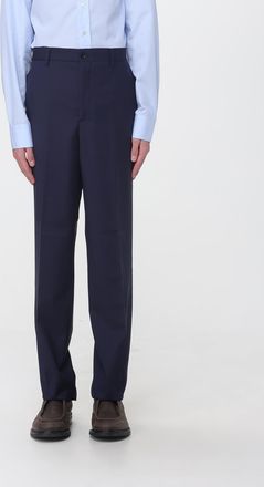 Etro Pleated Straight-Leg Wool Tailored Trousers