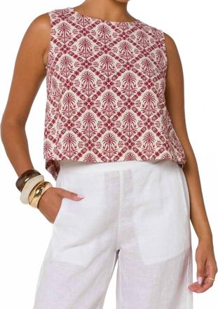 Velvet Heart Bora Tank Top In Red