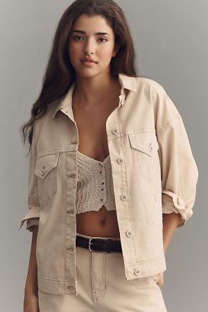 Pilcro Weston Embroidered Boyfriend Jacket by Pilcro