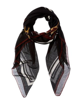Saint Laurent Square Cashmere-Blend Scarf