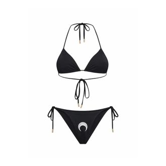 Marine Serre Mujer, Trajes de ba&ntilde;o, Negro, Talla: M