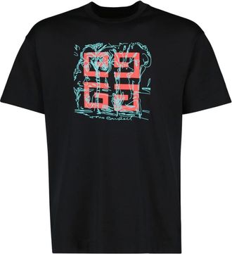 Givenchy 4G Printed T-shirt, Cotton, Spring-Summer 2025 Collection