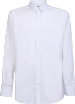 Dolce & Gabbana Klassiek katoenen overhemd - Heren - Zakelijke Overhemden - Wit - XL - Katoen - Overhemden