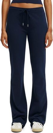 Cotton On Womens Active Stretch Modal Fleece Bootleg Sweatpant in Prep Sport Navy at Nordstrom, Size X-Small