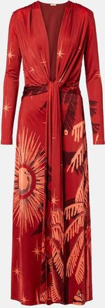 Johanna Ortiz Printed maxi dress