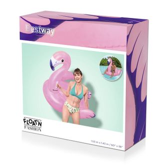 Bestway Flotador De Piscina Flamingo De Lujo